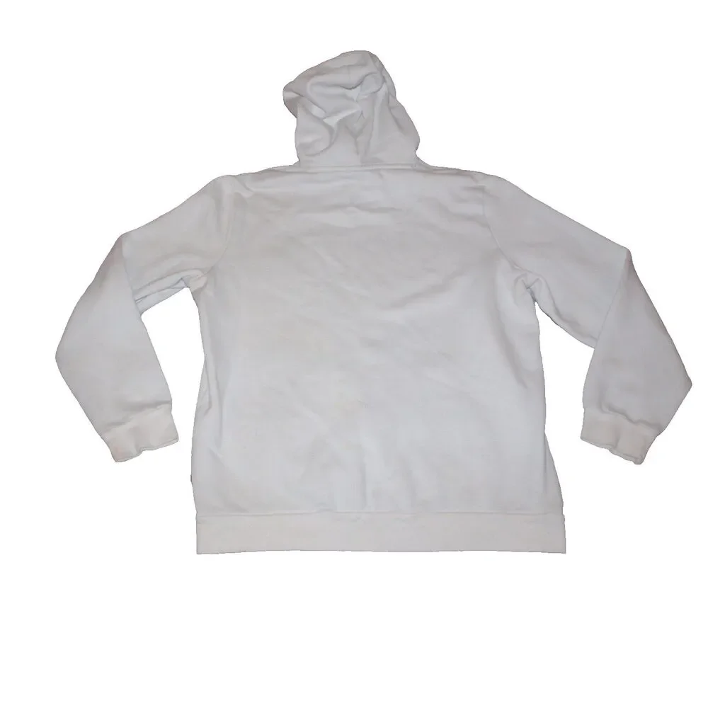 Puma Hoodie Adult M White Pullover ‎ Sweatshirt Logo Graphic